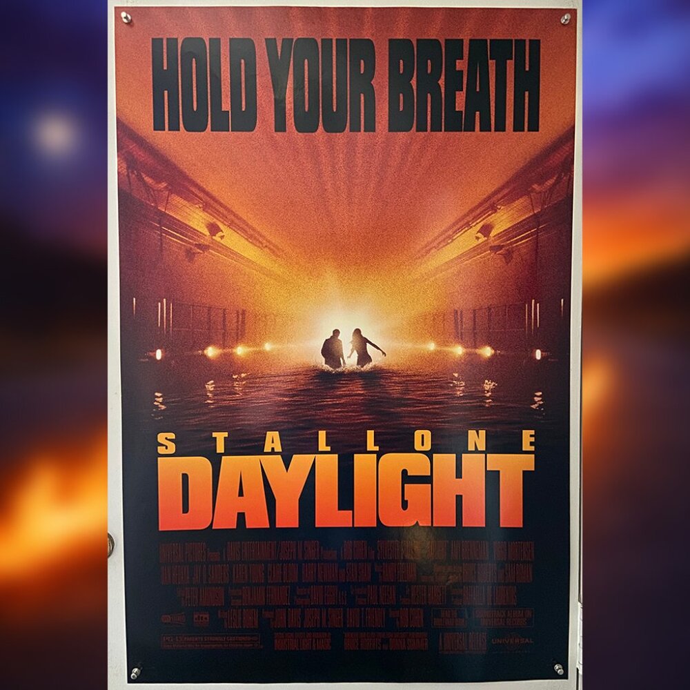 DAYLIGHT (1996) - ORIGINAL DOUBLE SIDED MOVIE POSTER